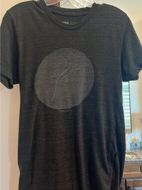 Chaco Black Short-Sleeve Tee with Striped Circle Graphic